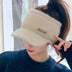 Women's Thickened Warm Knitted Hair Pull Through Hats