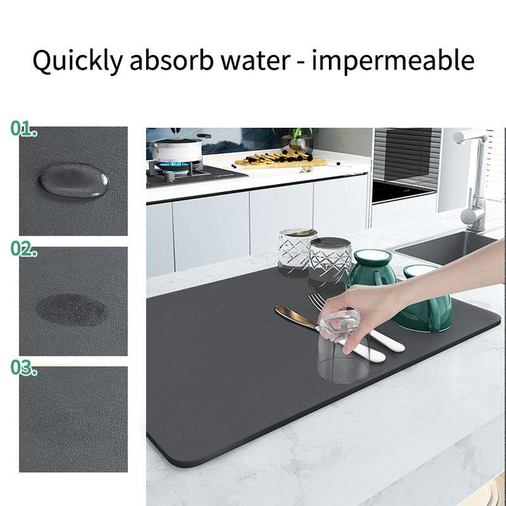 Kitchen Counter Absorbent Drying Mat